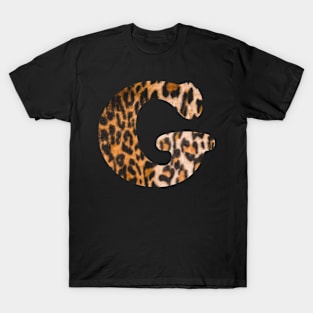 Letter G leopard print T-Shirt